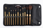 Babbi Brown 12-Piece Premium Makeup Brush Set with Leather Pouch