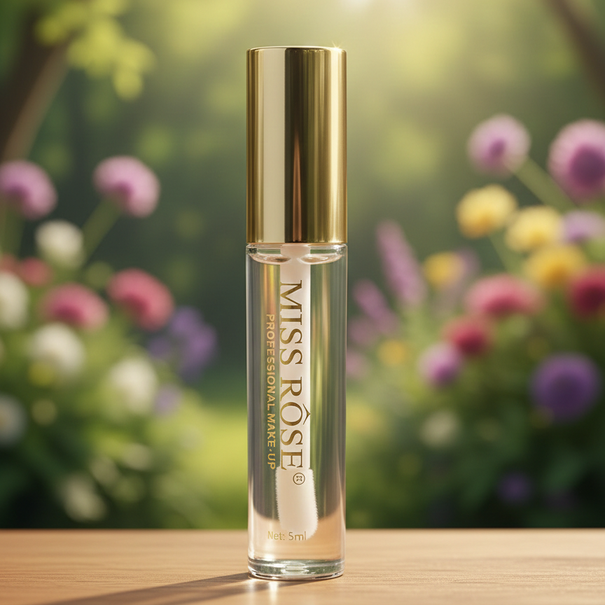 Miss Rose Clear Lip Gloss Transparent Shine Lip Gloss
