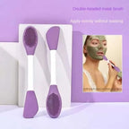 2 in 1 Silicone Face Mask Brush & Pore Scrubber – Double - Head Cleansing Tool - The Nexa Shop