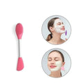 2 in 1 Silicone Face Mask Brush & Pore Scrubber – Double - Head Cleansing Tool - The Nexa Shop
