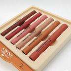 Heng Fang Matte Lip Crayon Set 6pcs - shades detail