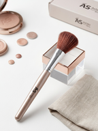 Ashley Shine Small Face Brush - highlighting application in use
