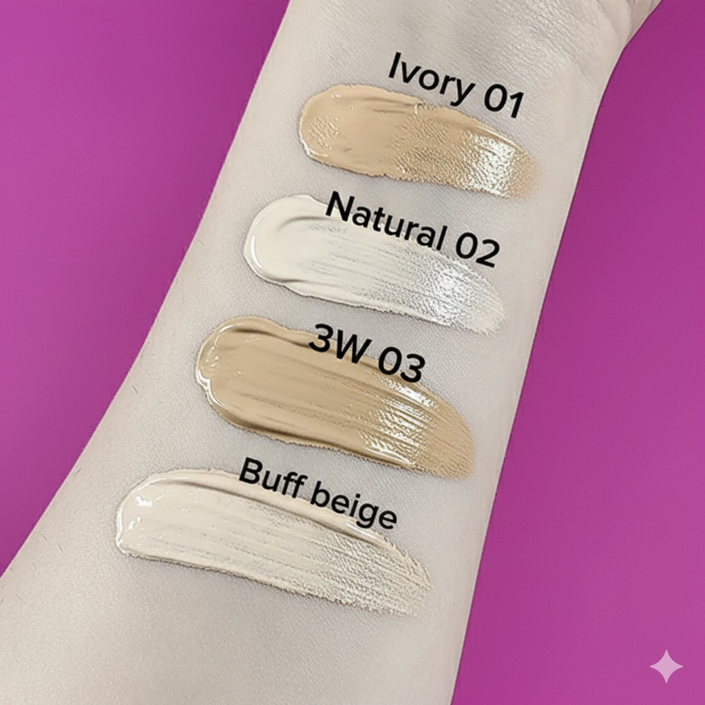 TV Parlour Matte Foundation - shades