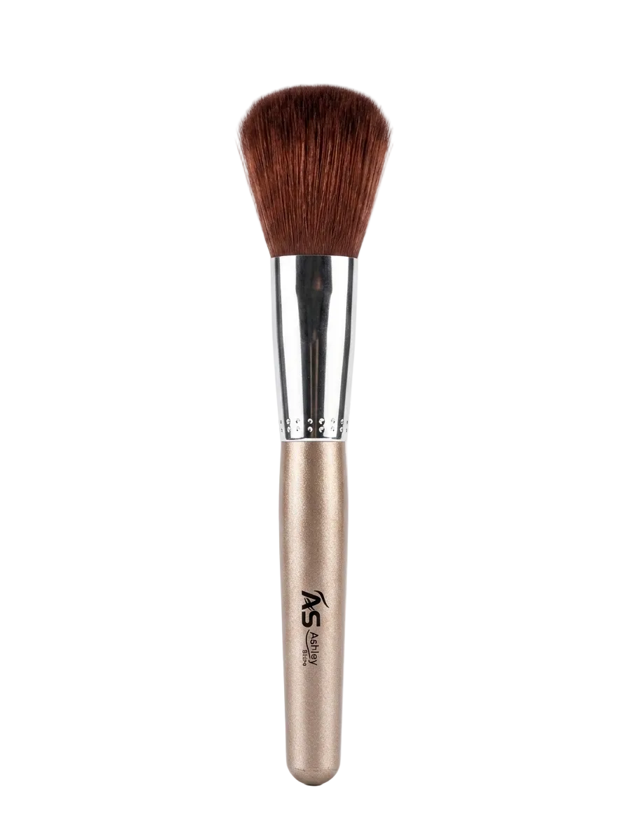 Ashley Shine Medium Blush Brush – professional fluffy high-density soft bristles