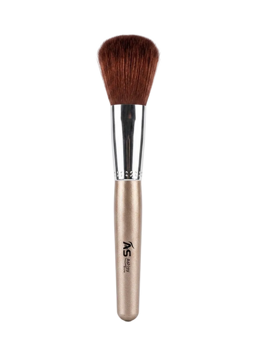 Ashley Shine Medium Blush Brush – professional fluffy high-density soft bristles