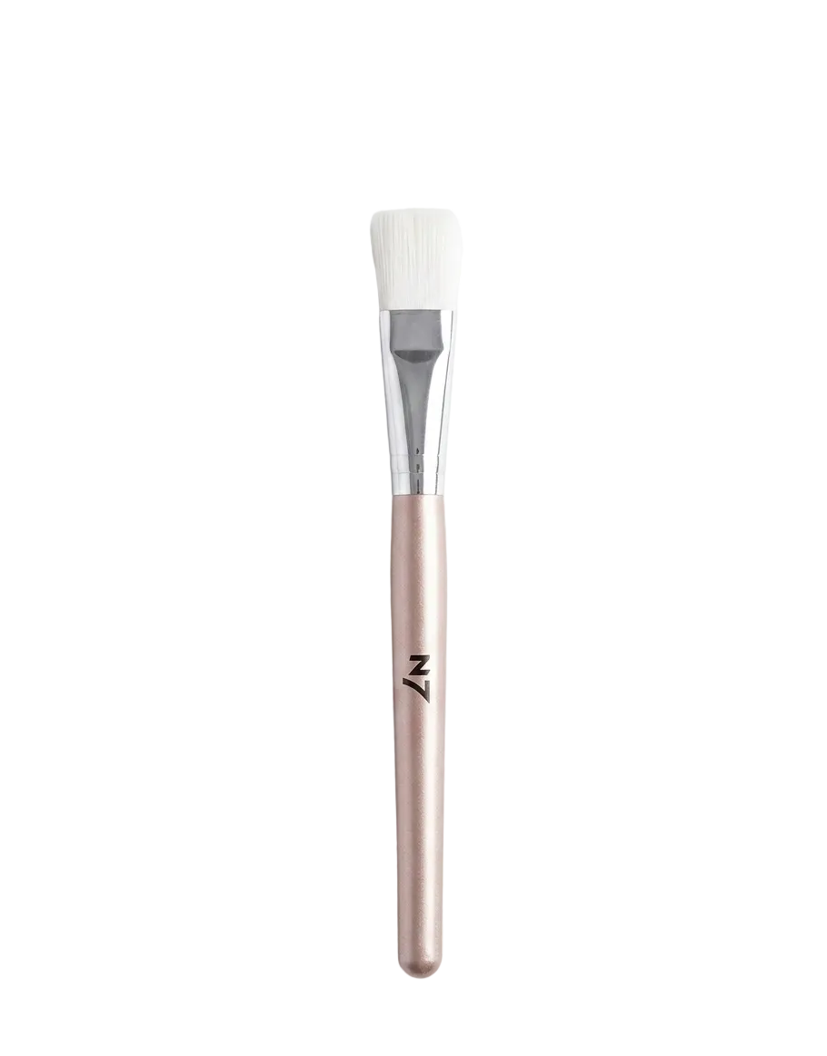 N7 Facial Application Brush - bleach and mask application in use