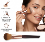 Large Dome Powder & Blush Brush - dome-shaped brush head