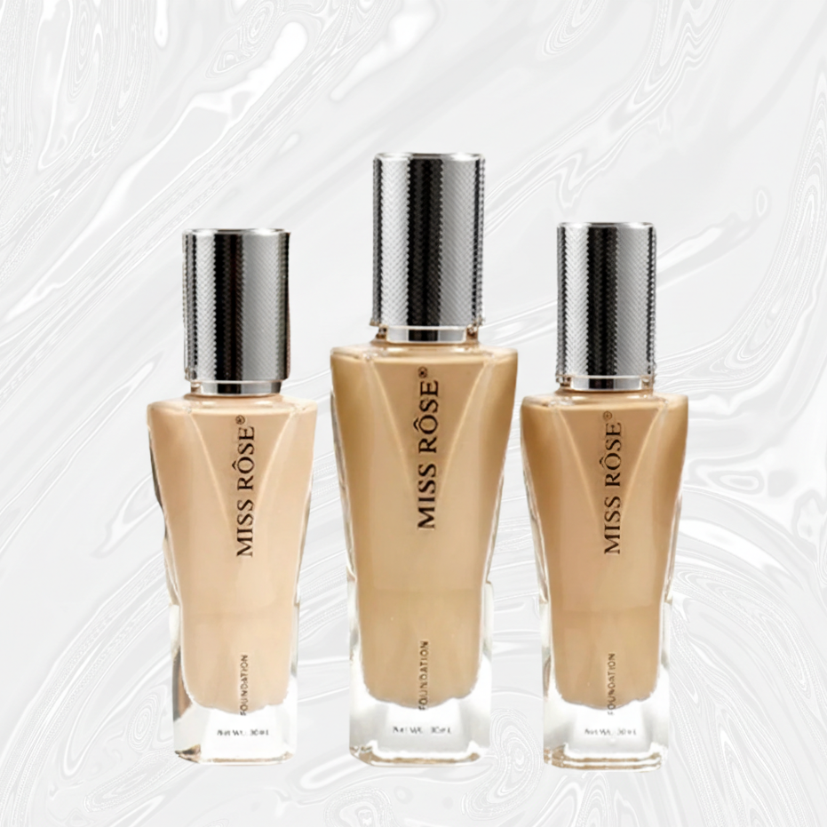 Miss Rose Crystal Ice Foundation - bottle