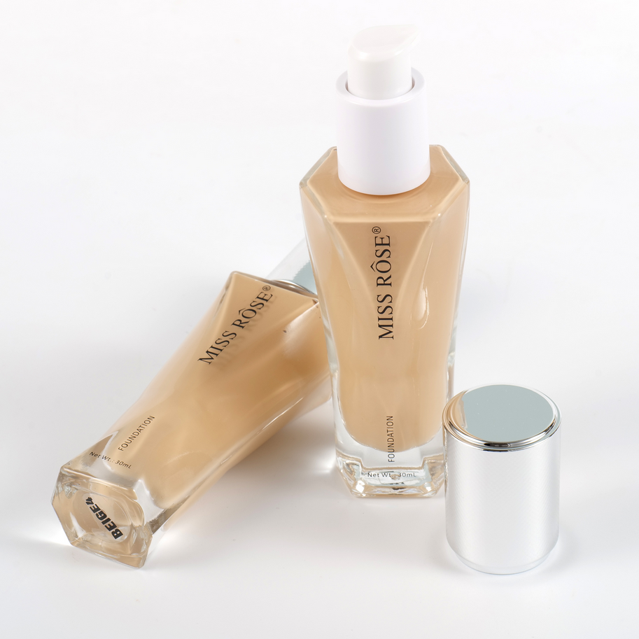 Miss Rose Crystal Ice Strong Foundation Full Coverage Liquid Base