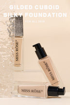 Miss Rose Glazed Cuboid Silky Foundation Smooth Liquid Face Foundation