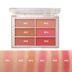 Miss Rose Rubik Cube Blusher Palette - shades