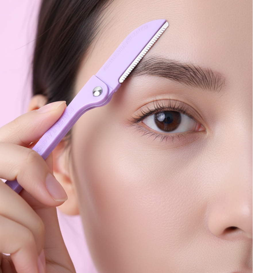Eyebrow Razor Set - razors detail