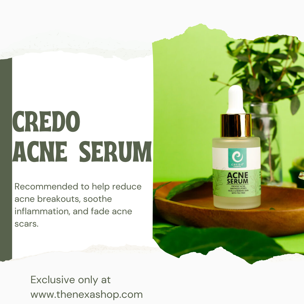 Credo Face Serum Collection | 24K Gold, Acne, Hyaluronic & Vitamin C