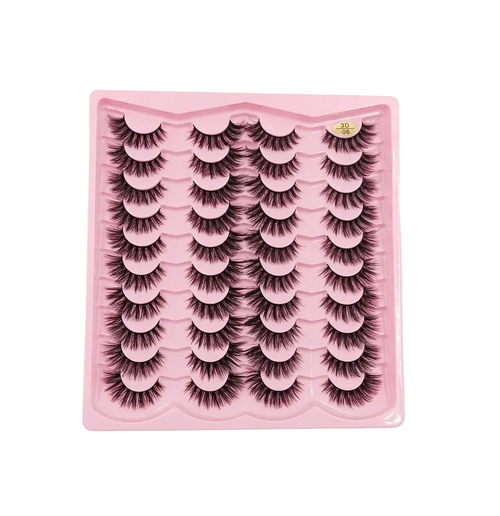 3D Professional Eyelashes Set - variety of lash styles