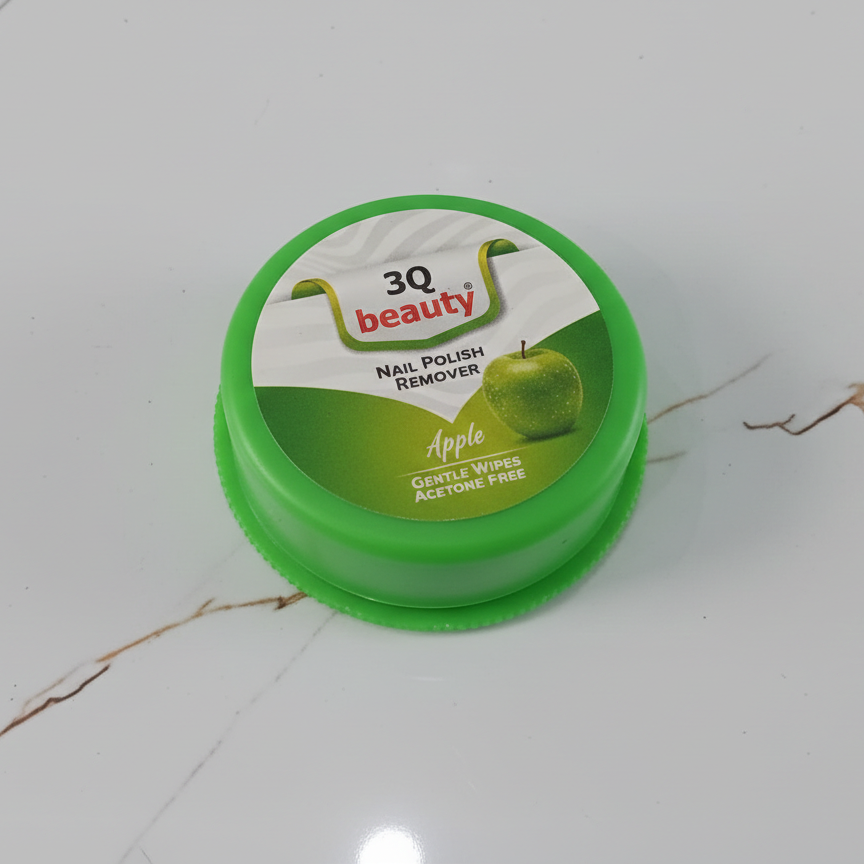 3Q Beauty Nail Polish Remover Wipes - packaging