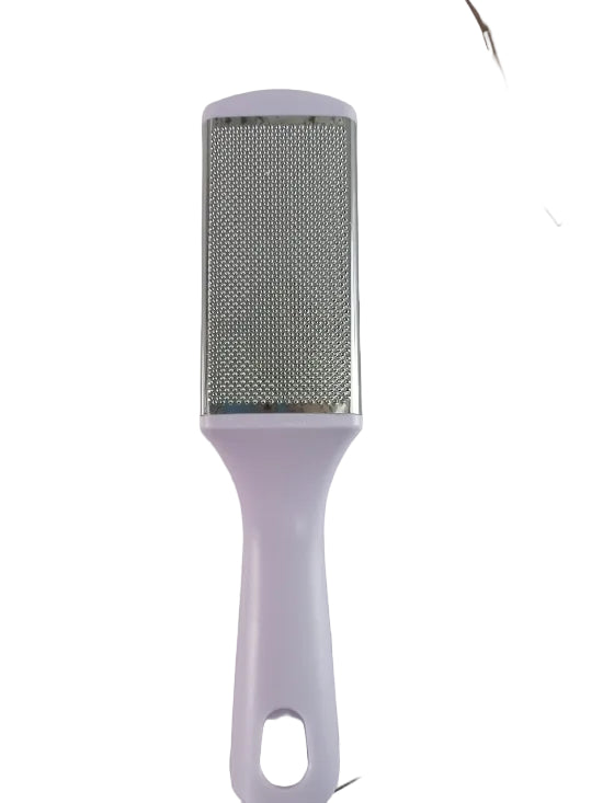 Professional Stainless Steel Foot Rasp – heavy-duty callus remover pedicure scraper