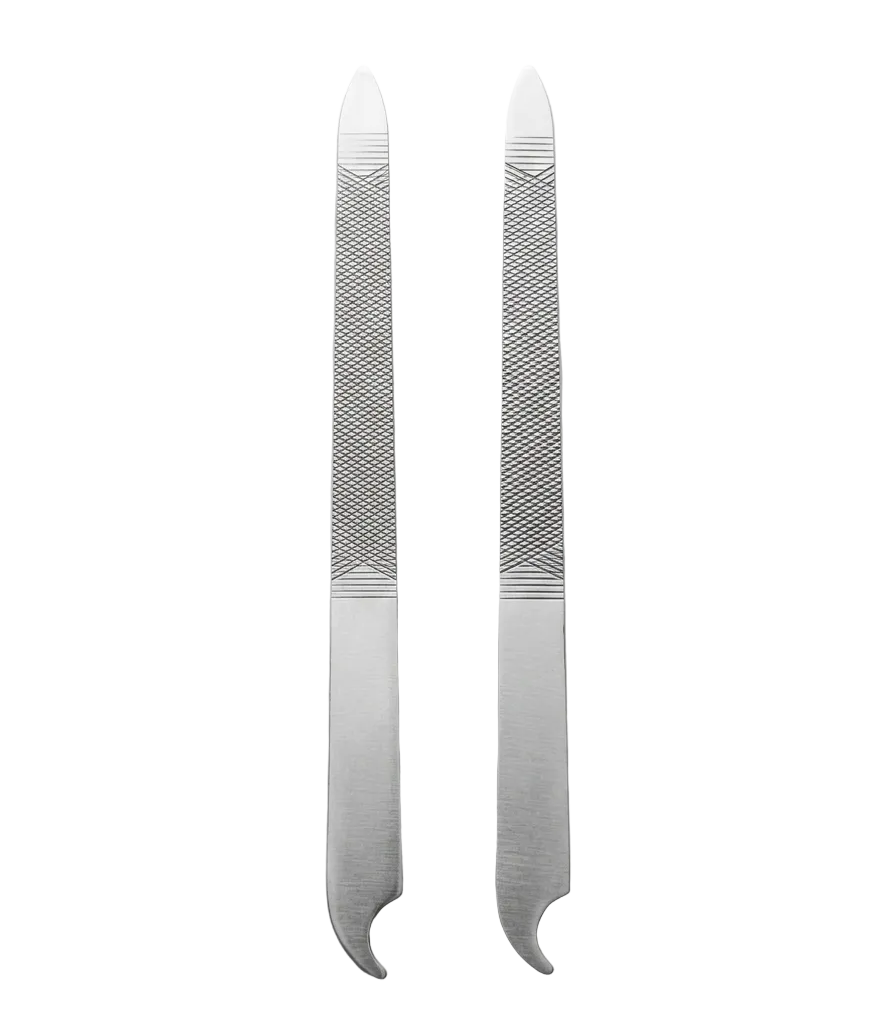 Professional Dual-Sided Metal Nail File – precision nail shaping and smoothing tool