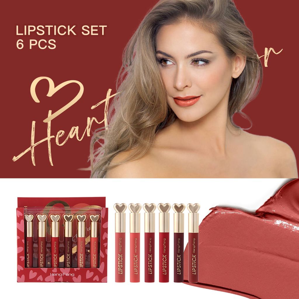 Heart Lipstick Set - shades