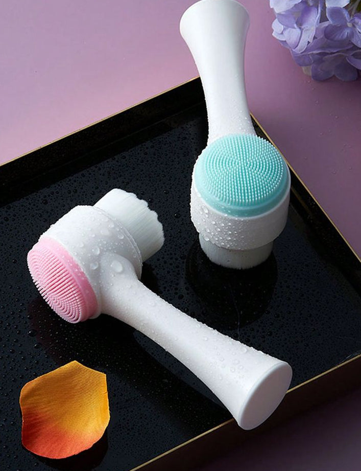 Dual Side Facial Cleansing Brush - bristle side
