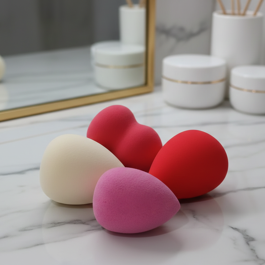 4pcs Makeup Sponge Set Soft Beauty Blender Foundation Blending Puff