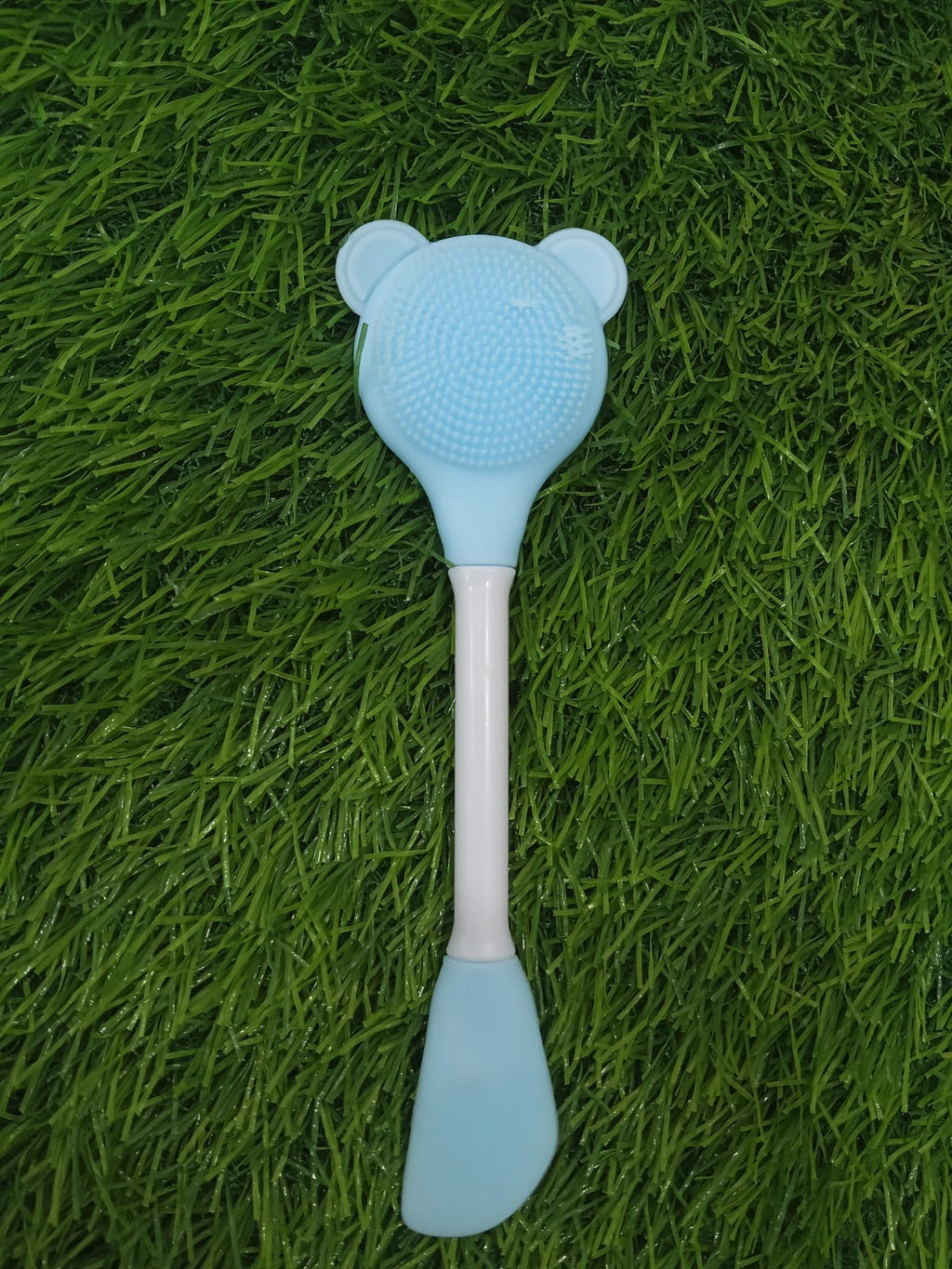 2-in-1 Silicone Facial Cleansing Brush - both sides view