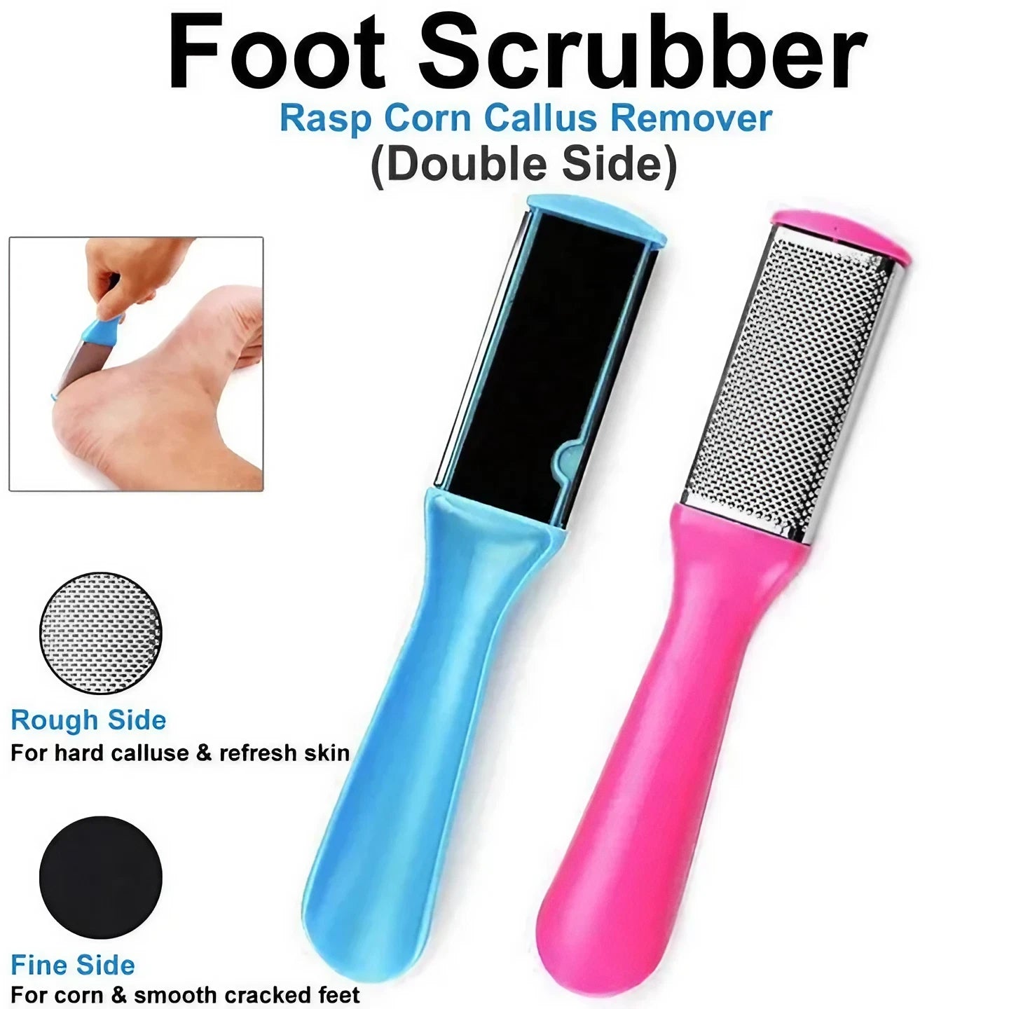 Double Side Foot Scrubber - packaging