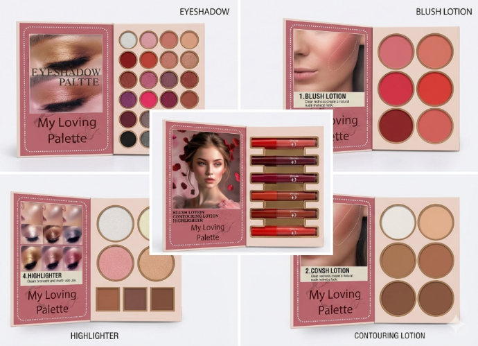 TV Parlour 5-in-1 "My Dreamy Palette" – Complete Face & Eye Makeup Collection