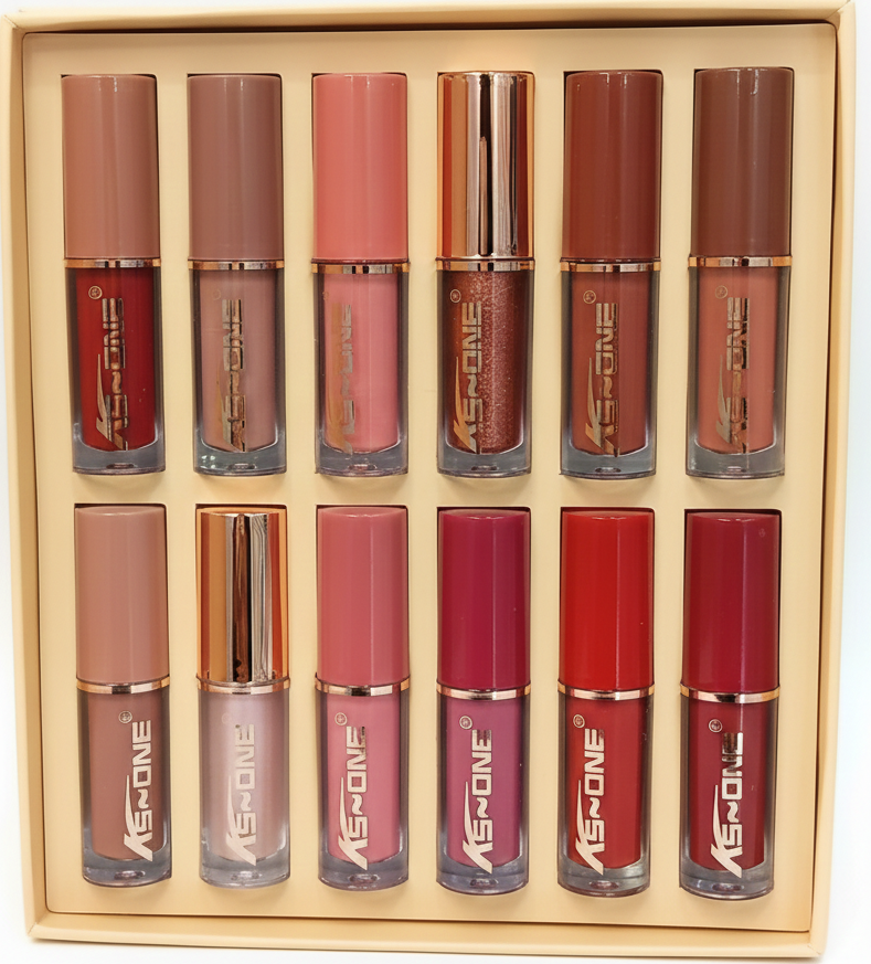 KS One Liquid Lipstick Set 12pcs - color range