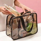 GIVENCHY Transparent Makeup Bag - inside compartment view