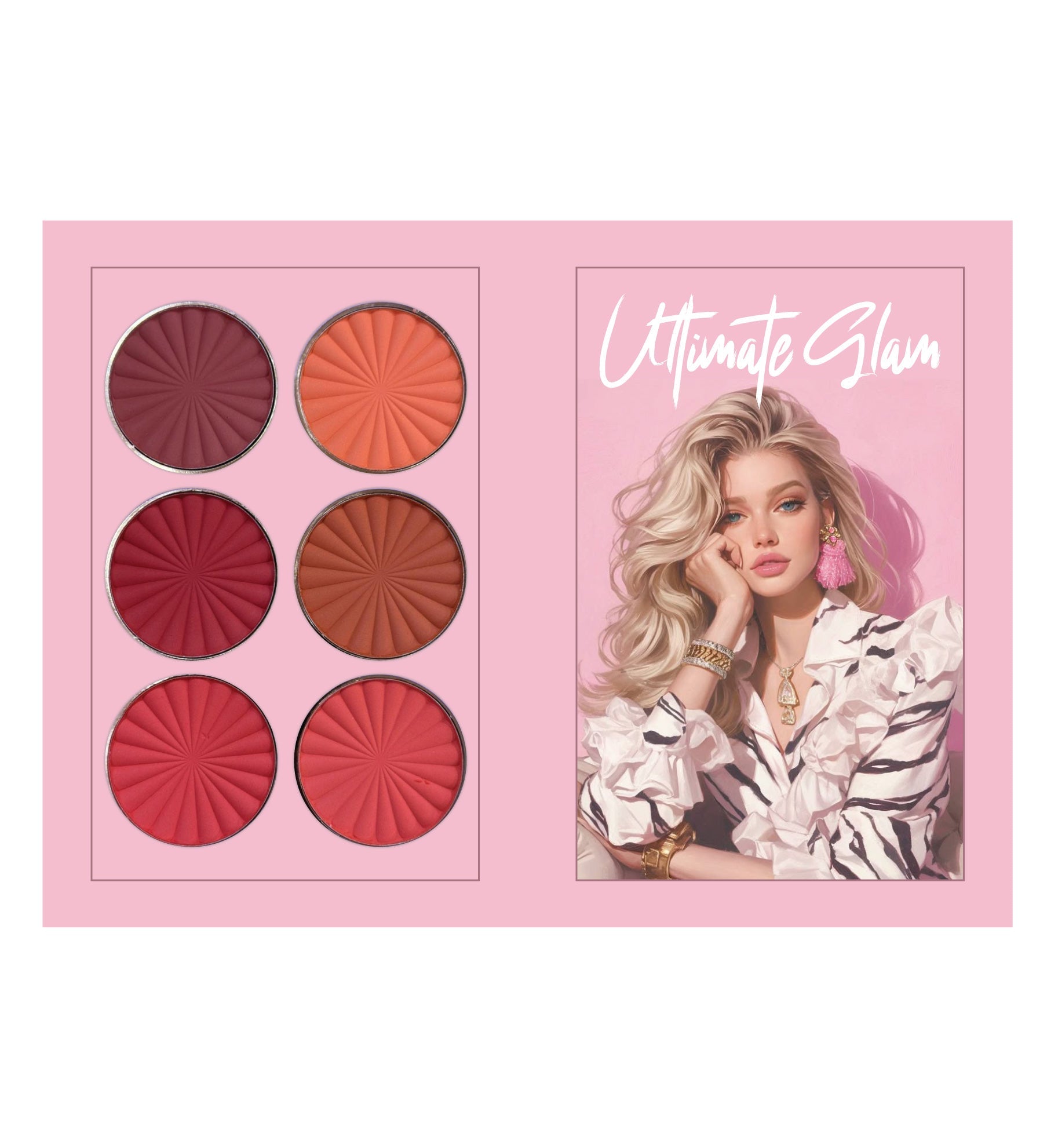 Diary Of Art Ultimate Makeup Palette - lip color section