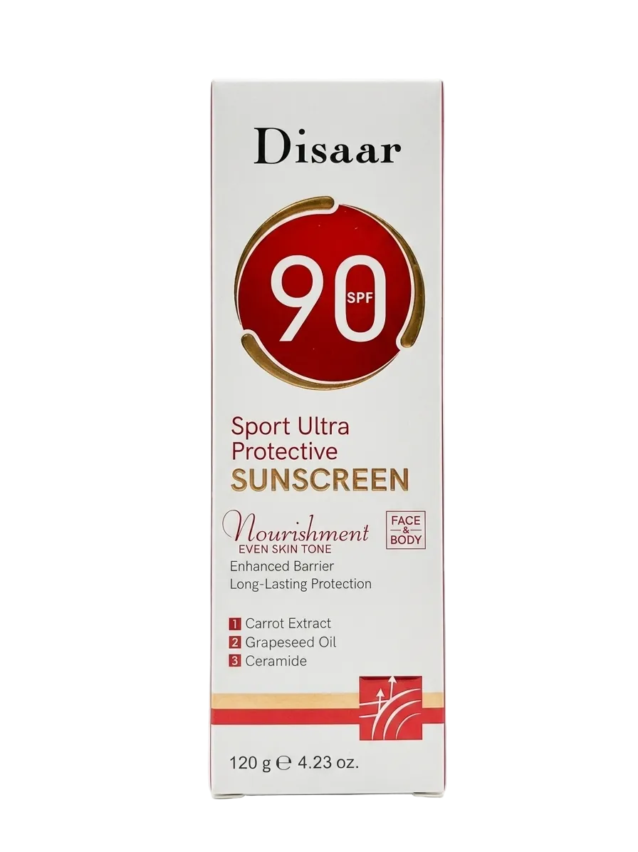 Disaar Sunscreen Professional Set – SPF 50 75 and 90 face and body sun protection