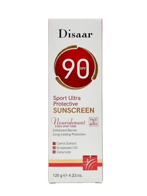 Disaar Sunscreen Professional Set – SPF 50 75 and 90 face and body sun protection