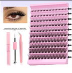 DIY Eyelash Extension Kit - individual lash clusters