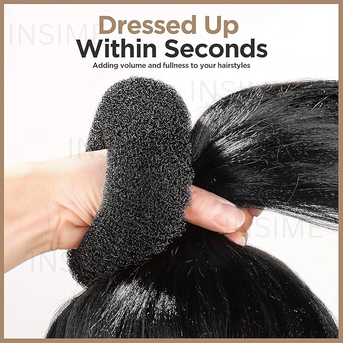 Donut Hair Bun Maker - step by step styling guide