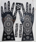 Full Hand Henna Sticker - pattern detail