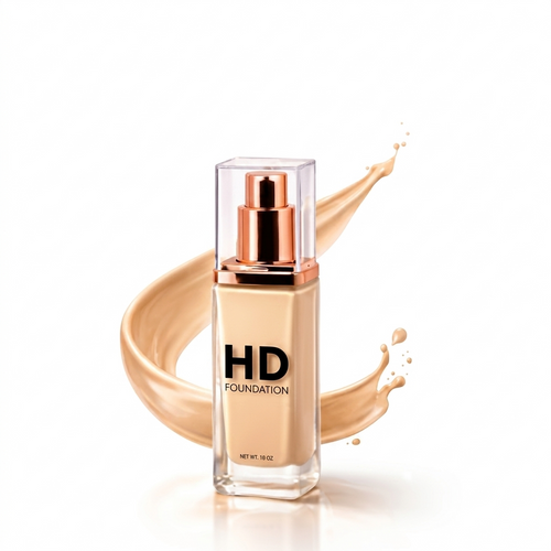Miss Rose HD Liquid Foundation for Flawless Full Coverage Base