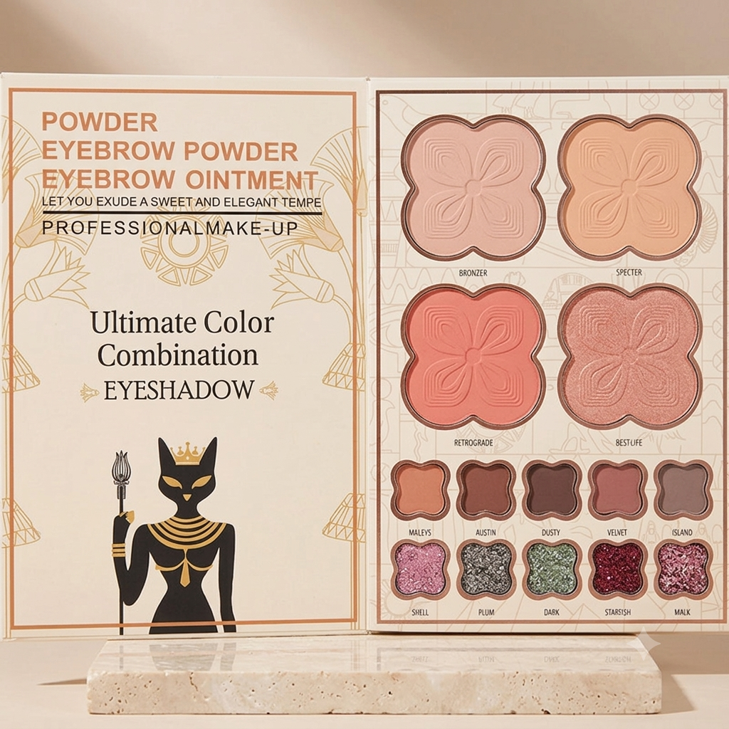 SHEGLAM 6-in-1 Beauty Book – Ultimate Professional Makeup Kit & All-in-One Palette