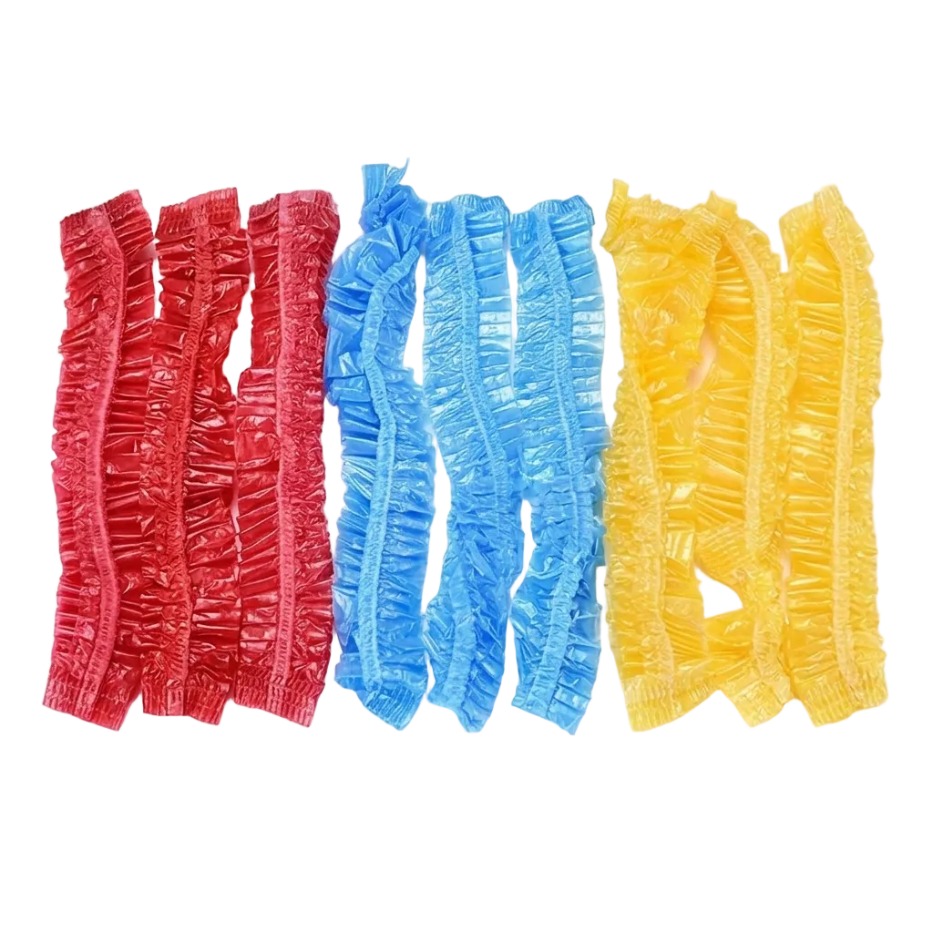 9-in-1 Disposable Elastic Shower Caps - cap detail