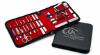 Professional 17-Piece Manicure & Pedicure Heavy Duty Grooming Kit with Zipper Case