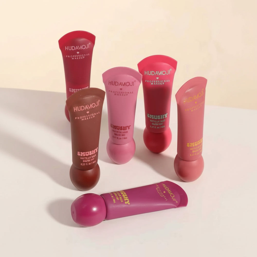Hudamoji Smushy Soft Matte Lip Balm - matte texture