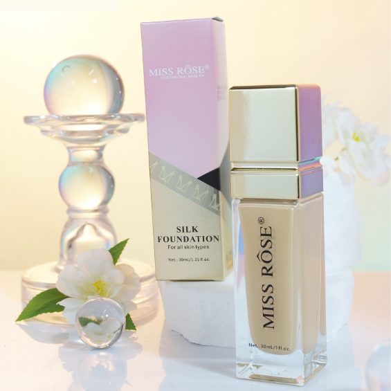 Miss Rose Silk Foundation - shades