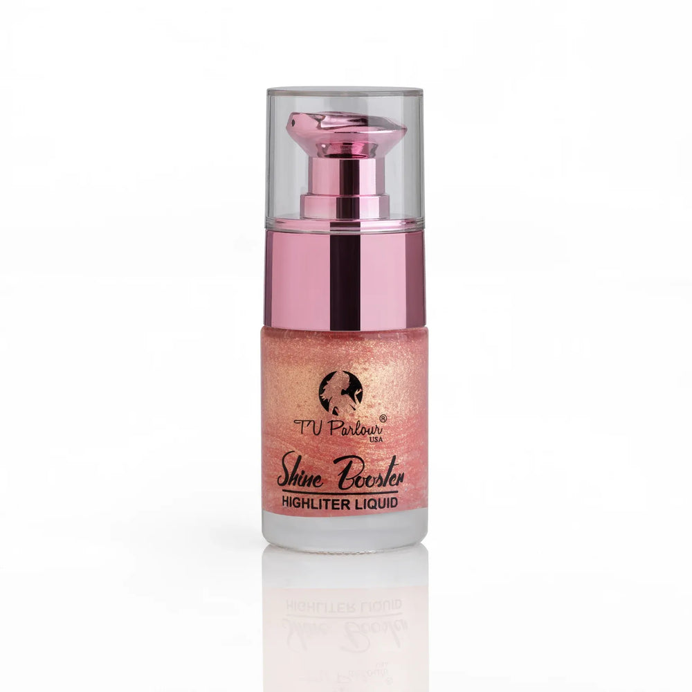 TV Parlour Shine Booster Liquid Highlighter - glowing face result