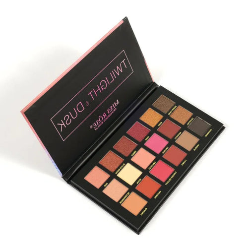 Miss Rose Twilight Dusk Eyeshadow Palette 18 Color Shimmer Matte
