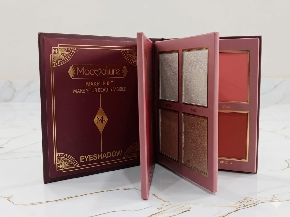 Mocallure 4-in-1 Makeup Kit Eyeshadow Palette – Multi Shade Beauty Book