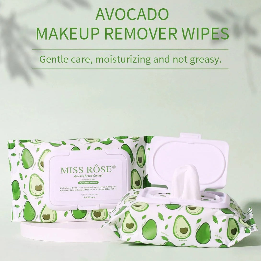 Miss Rose Makeup Remover Wipes - in use
