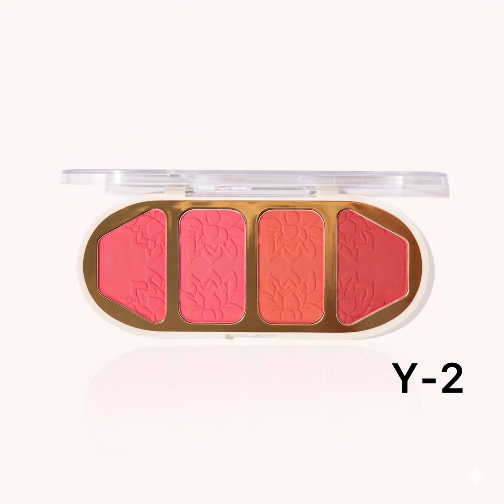 Miss Rose Island Hottie 4 Color Blusher Kit - color shades