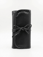 Babbi Brown 18 - Piece Professional Makeup Brush Set with Leather Wrap Pouch - The Nexa Shop