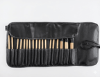 Babbi Brown 18 - Piece Professional Makeup Brush Set with Leather Wrap Pouch - The Nexa Shop