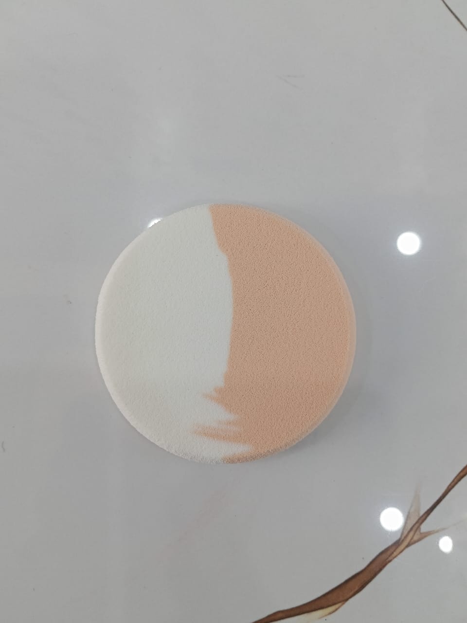 Beauty Naked Base Puff – Dual - Tone Precision Blending Sponge - The Nexa Shop
