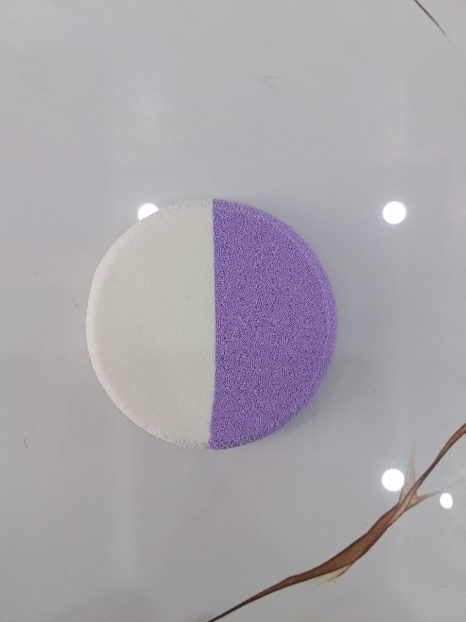 Beauty Naked Base Puff – Dual - Tone Precision Blending Sponge - The Nexa Shop